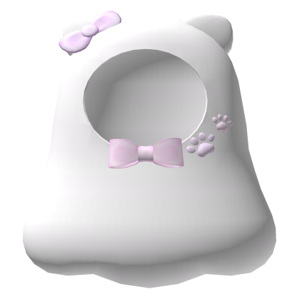 . ‿ ♡ BOO . . kitty ghost halloween suit costume ! Roblox item