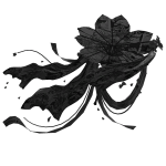 Ethereal Black Traditional Hanfu Parasol 
