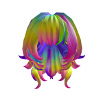 Jellyfish Hair Neon Rainbow