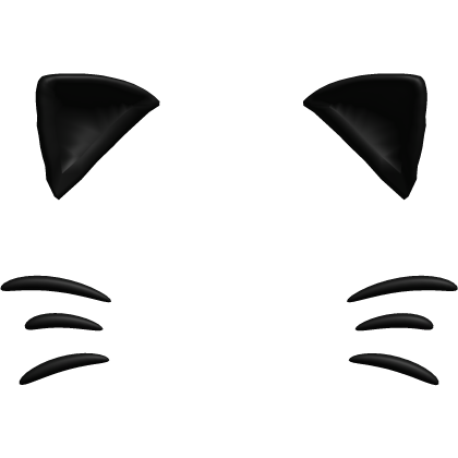 cute black kitty ears Filter kawaii