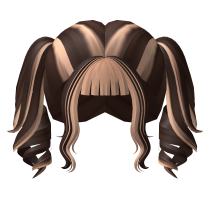 Cheap Curly Hair (Brown to Blonde) Roblox item