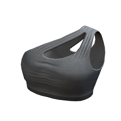 Grey One Shoulder Gym Top