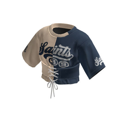 MJ - Corset Tshirt Saint Blue thumbnail