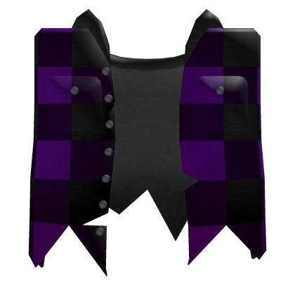 Purple Torn Flannel