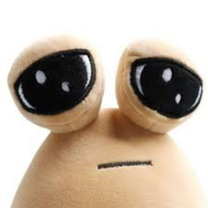 pou creepily staring Roblox decal