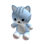 Adorable Huge Blue Cat Plushie (Hand)