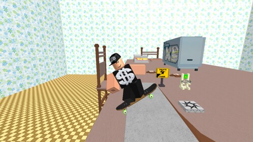 Fall down a ramp!!!!