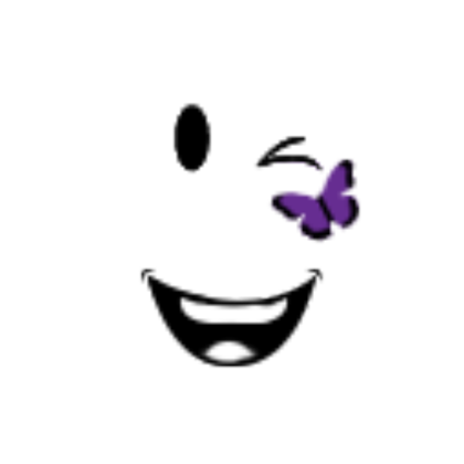 Purple Butterfly Smile