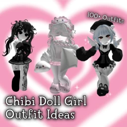 Chibi doll girl outfit ideas icon