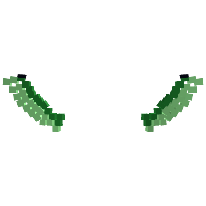 GREEN Blurple 8-Bit Wings [ADDON]