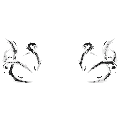 [GLITCHED] White Fire Strokes Aura Top