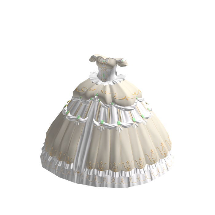♾️ White Royal opera ballgown