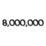 8,000,000 Visits
