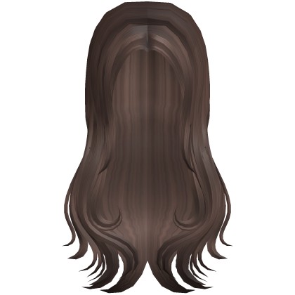 Brown Long Straight Flowy Curled Ends Hair Roblox item