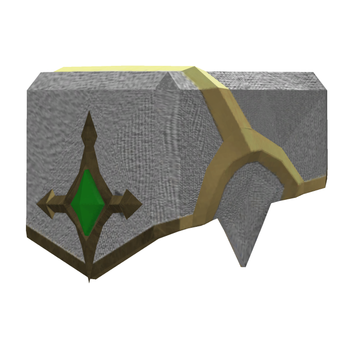 Royal Knight Right Shoulder - White Green