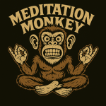 Meditation monkey fam