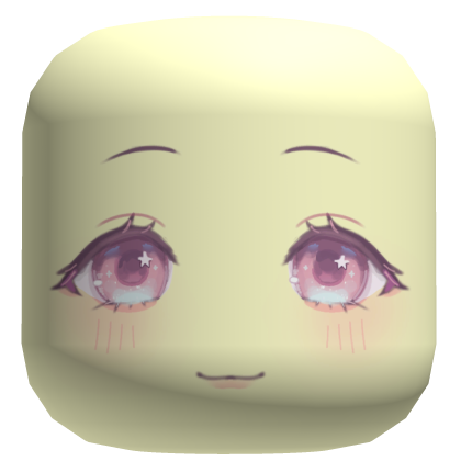 ♡ kawaii anime chibi smile blush face Roblox item