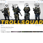 Team troll Military force