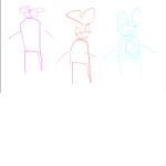 Foxy x doggy x bunny group