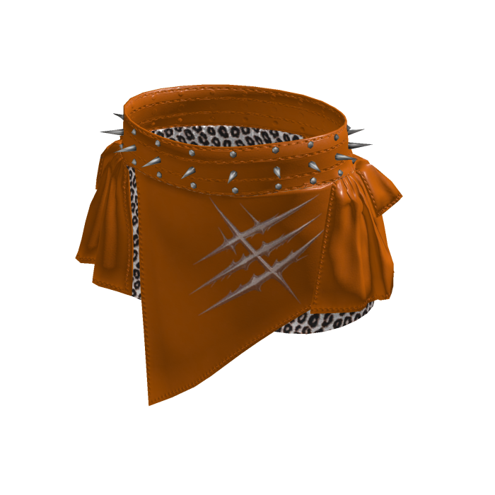 Punk Leopard Studded Mini Skirt Brown[MAX]