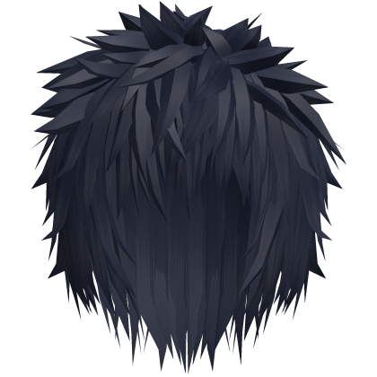 Dark Blue Messy Anime Spiky Gothic Emo Boy Hair Roblox item