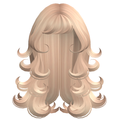 long layered mini swirls in blonde Roblox item