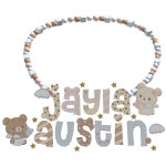 ৎ ‧ jayla & austin necklace ˖° ♡