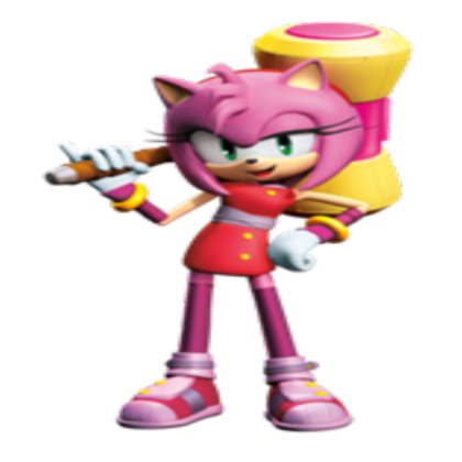 Sonic Boom: Amy Rose (transparent) Roblox decal