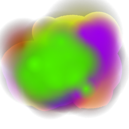 Ghost Glows Particle