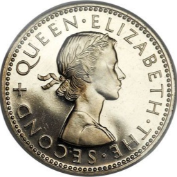New Zealand One Shilling - Elizabeth II