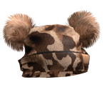 Y2K Double Fur Pom Beanie (LIMITED)