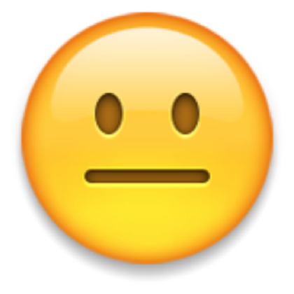 Neutral Emoji Face Roblox decal