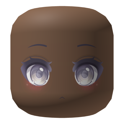 Grey Anime Sweet Angel Eyes Cute Blush Makeup Mask