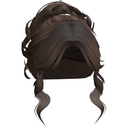 Messy Baddie Y2K Bun (Brown)