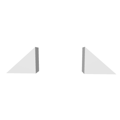 White Wedge Ears Roblox item