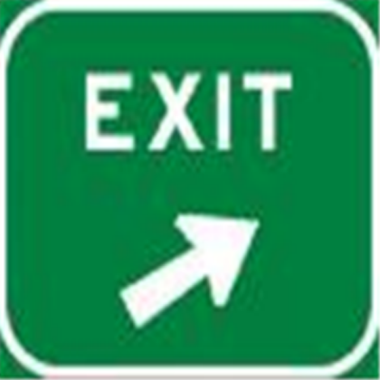 Exit sign Roblox decal