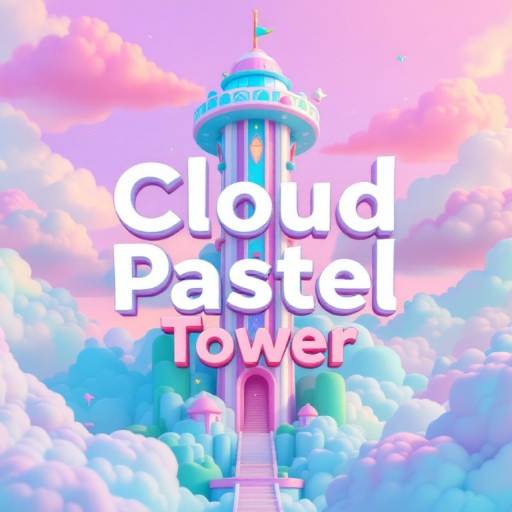 Cloud Pastel Tower official Roblox game thumbnail
