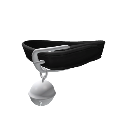 (1.0) Black Oversized Bell Collar