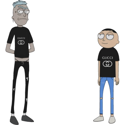 Gucci Rick and Morty Roblox item
