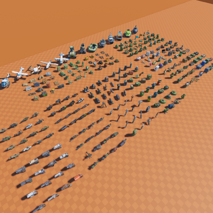 285 Low Poly FPS Weapons and Military Models preview 5