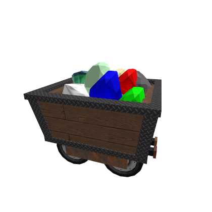Minecart with gems