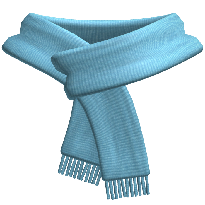 Light Blue Winter Scarf 3.0