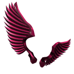 [PBR] Magenta Roseus Queen's Wings of Terror