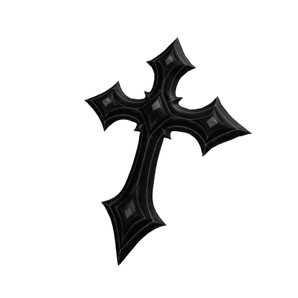 Goth Cross Hairclip 🖤
