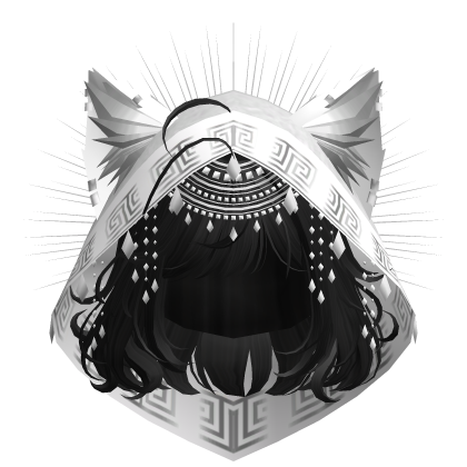 Egyptian Bob w/ Divine Silver White Hood