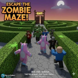 Escape The Zombie Maze! [NEW MORPH!] icon