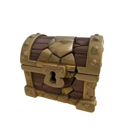Cracked Brass Treasure Chest