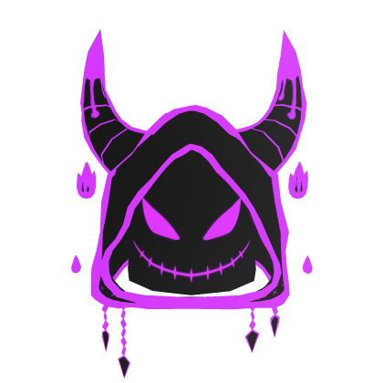 Purple Cartoony Evil Hood