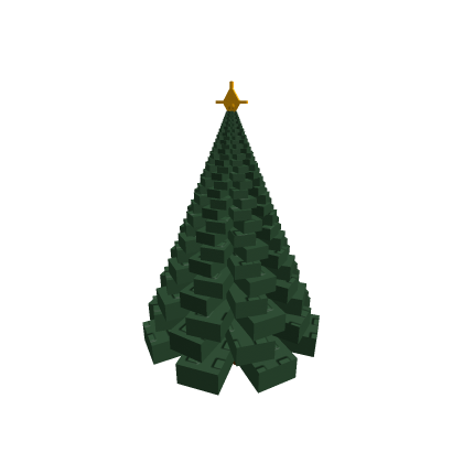 Old brick texture christmas tree