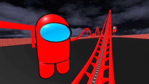 Among Us Roller Coaster!